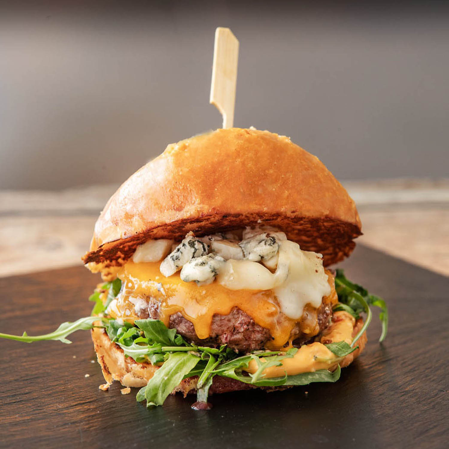 Hamburguesas Tres Queso